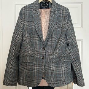 ModCloth love tree tweed blazer L